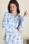 Zivame Knit Poly Pyjama Set - Orchid Tint — thumbnail 5
